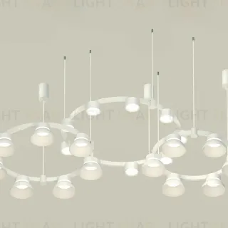 Комплект подвесного светильника Ambrella Light Techno Ring XR92082010 (A9208x3, C9241, C9236, C9231, N8112, N8140)