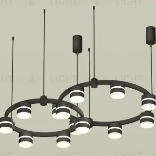 Комплект подвесного светильника Ambrella Light Techno Ring XR92091001 (A9209x2, C9238, C9232, N8445)