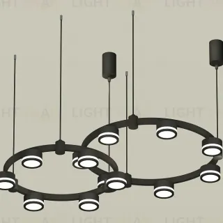 Комплект подвесного светильника Ambrella Light Techno Ring XR92091003 (A9209x2, C9238, C9232, N8415)