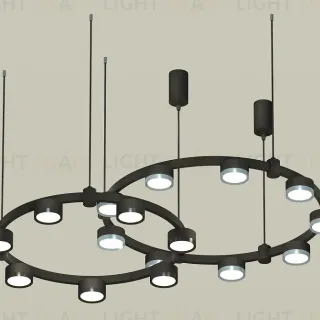 Комплект подвесного светильника Ambrella Light Techno Ring XR92091210 (A9209x2, C9238, C9242, N8113, N8133)