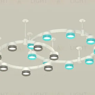 Комплект подвесного светильника Ambrella Light Techno Ring XR92211200 (A9221, A9226, C9241, C9236, N8488, N8484)