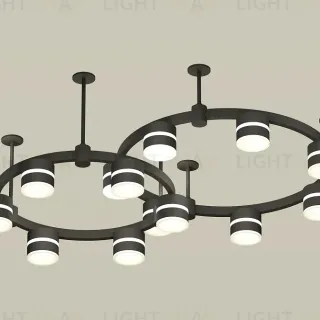 Комплект подвесного светильника Ambrella Light Techno Ring XR92221001 (A9222, A9227, C9238, C9232, N8445)