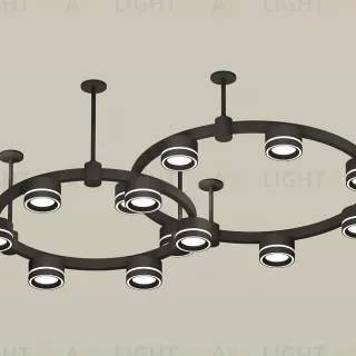 Комплект подвесного светильника Ambrella Light Techno Ring XR92221004 (A9222, A9227, C9238, C9232, N8434)