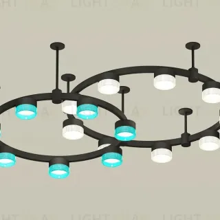 Комплект подвесного светильника Ambrella Light Techno Ring XR92221210 (A9222, A9227, C9238, C9232, N8480, N8488)