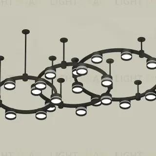 Комплект подвесного светильника Ambrella Light Techno Ring XR92222200 (A9222, A9227, C9233, C9242, C9238, C9232, N8462, N8478)