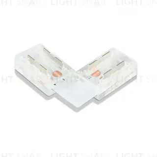 Соединитель угловой L для светодиодной ленты COB 8mm 12/24V (2 конт.) GS6851 (5шт) Ambrella Light Illumination GS6851