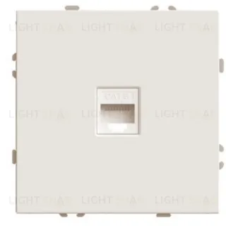Розетка компьютерная 1-местная RJ-45 (механизм) RST00-5117-08 кашемир soft touch 49899