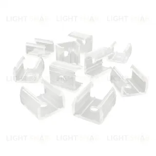 Комплект (10шт) крепежей пластиковых для светодиодного неона Apeyron 17-49 RGB 220В 09-151