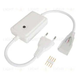Контроллер RGB 220В 500Вт однокнопочный для светодиодного неона Apeyron 17-49 smd 5050 04-190