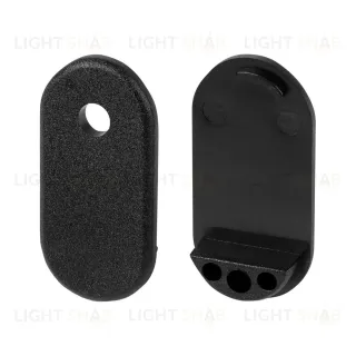 Комплект заглушек Arlight WARDROBE-1530 BLACK (Пластик) 054944