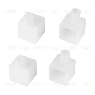 Заглушка Arlight WPH-FLEX-1616-90 WHITE с отверстием  (Пластик) 058044