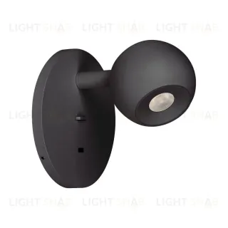 Настенный светильник Arlight SP-OTTORI-WALL-CHARGE-6W Warm3000 (BK, 30 deg, 230V, USB-C) (IP20 Металл) 058480