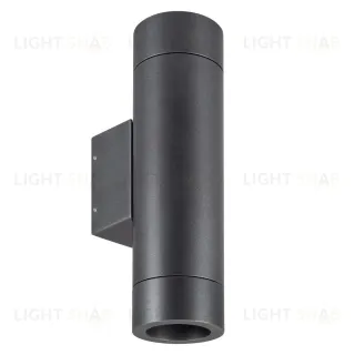Уличный настенный светильник Arlight LGD-RAY-WALL-TWIN-R65-2x12W Warm3000 (GR, 6 deg, 230V) (IP65 Металл) 044231(1) 044231(1)
