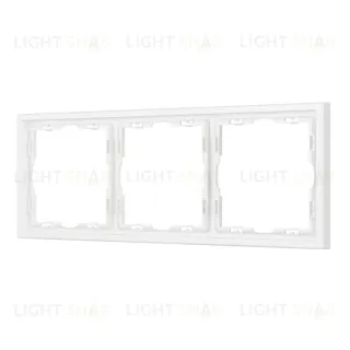 Рамка пластиковая Arlight FRM-NOBE-SFPL-3-WH 054219