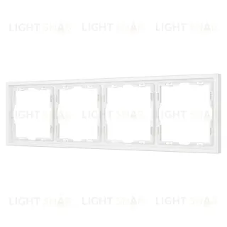 Рамка пластиковая Arlight FRM-NOBE-SFPL-4-WH 054223