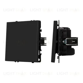 Механизм выключателя одноклавишный перекрестный Arlight SWT-NOBE-MKX1-SFPL-BK (230V, 10A) 054249