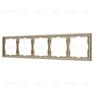 Рамка пластиковая Arlight FRM-NOBE-SFPL-5-GD 054229