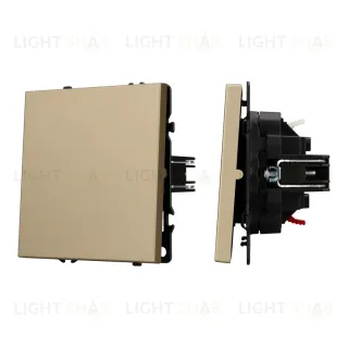 Механизм выключателя одноклавишный непроходной Arlight SWT-NOBE-MK01-SFPL-GD (230V, 10A) 054244