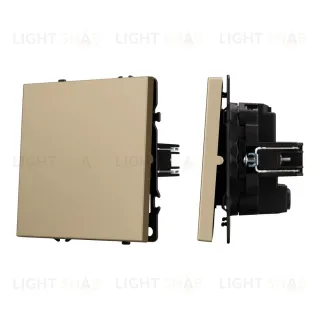 Механизм выключателя одноклавишный перекрестный Arlight SWT-NOBE-MKX1-SFPL-GD (230V, 10A) 054250