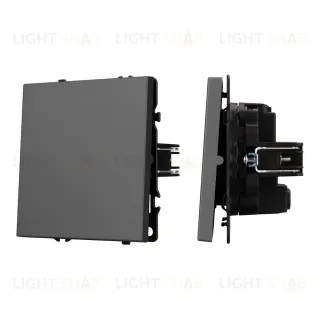 Механизм выключателя одноклавишный перекрестный Arlight SWT-NOBE-MKX1-SFPL-GR (230V, 10A) 054251