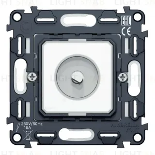 Механизм терморегулятора с датчиком для теплого пола с подсветкой 16A-250V QUANT (EXTRA CONTROL) Ambrella Volt VM1381