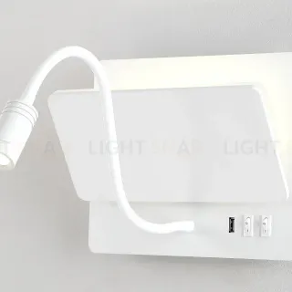 Бра Crystal Lux DUO AP9W LED WH