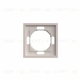 Рамка 1-местная Stekker Эмили PFR00-5001-08 кашемир soft touch 49910