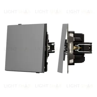 Механизм выключателя одноклавишный непроходной Arlight SWT-TENDO-MK01-PL-GR (230V, 10A) 054032