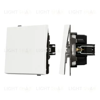 Механизм выключателя одноклавишный непроходной Arlight SWT-TENDO-MK01-PL-WH (230V, 10A) 054033