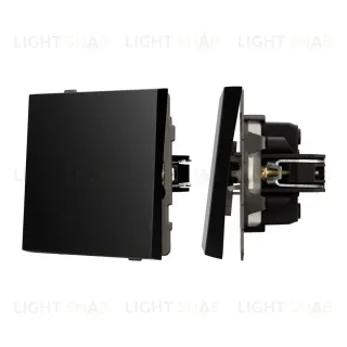 Механизм выключателя одноклавишный перекрестный Arlight SWT-TENDO-MKX1-PL-BK (230V, 10A) 054055