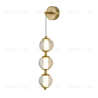 Бра Delight Collection OB2437 brass/clear