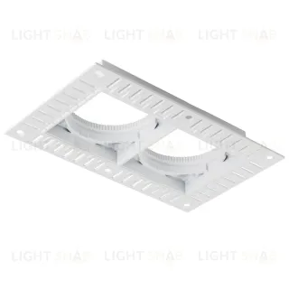 Рамка двойная квадратная скрытого монтажа для светодиодных модулей 0750хх Lightstar Stella 075226-01