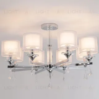 Люстра на штанге Illumico IL1354-8CPA-29 CR Romei