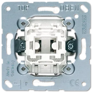 Мех-зм кнопки 1-кл, 1-пол. с контактом НО 10А 250В jung 531U