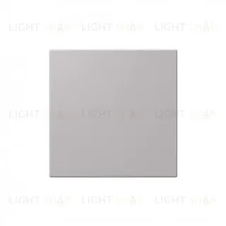 Выключатель одноклавишный 10A 250V с накладкой, цвет Белый матовый (soft touch) Jasmart FD3011PWM