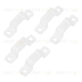 Клипса фиксирующая для светодиодной ленты SMD/COB 220В комплект 10 шт WOLTA MC10-SMD/COB-220V