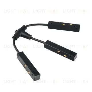 Т-образный коннектор питания гибкий для магнитного шинопровода Myfar Accessories for MagLine 23 MT0200-FCT-B