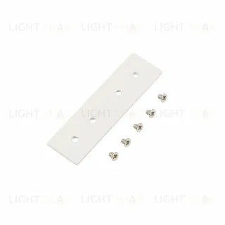 Коннектор прямой накладной для магнитного шинопровода Myfar Accessories for MagLine 23 MT0201-SC-W