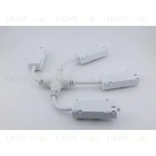 Коннектор питания Х-образный угловой для магнитного шинопровода Aployt Magnetic track 220 APL.0280.10.05