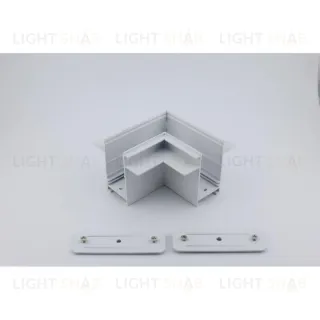 Соединитель угловой плоский для магнитного шинопровода Aployt Magnetic track 220 APL.0285.10.01