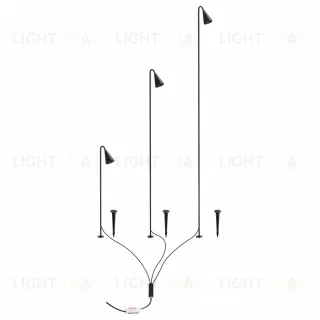 Ландшафтный светильник Arte Lamp Muliphein A1084PA-3BK