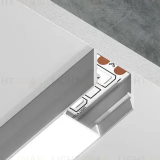 Профиль накладной для светодиодной ленты до 8мм Ambrella Light Illumination GP1650AL