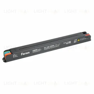 Трансформатор для светодиодной ленты с диммированием Feron LB006 300W 24V IP20 52132