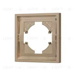 Рамка пластиковая на 1 пост Arlight FRM-TENDO-PL-1-GD 053838