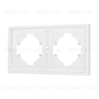 Рамка пластиковая на 2 поста Arlight FRM-TENDO-PL-2-WH 053839