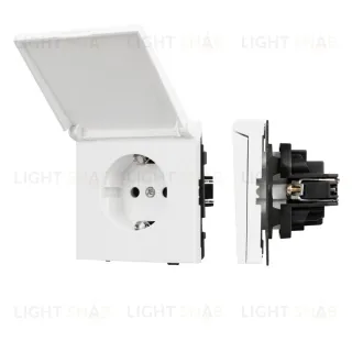 Механизм розетки влагозащищенный Arlight SCT-TENDO-MCP-PL-WH (230V, 16A) 054090