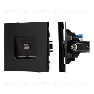 Механизм компьютерной розетки Arlight SCT-TENDO-MPC1-PL-BK (RJ-45, CAT6) 054104
