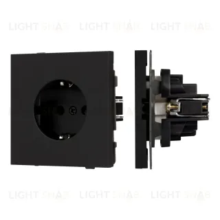 Механизм электрической розетки Arlight SCT-TENDO-MEU1-SFPL-BK (230V, 16A) 054638
