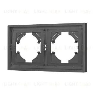 Рамка пластиковая на 2 поста Arlight FRM-TENDO-SFPL-2-GR 054648