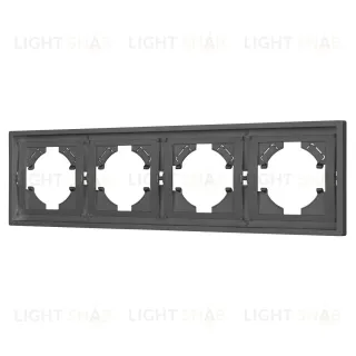 Рамка пластиковая на 4 поста Arlight FRM-TENDO-SFPL-4-GR 054655